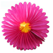 Bright colored Paper mâché Flower