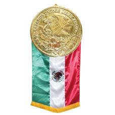 Extra Large Hanging Mexican Flag Decoration Extra Large Hanging Mexican Flag Decoration