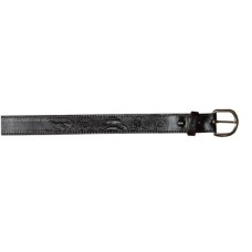 Black children's tooled Rodeo belt 