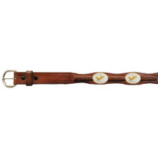 Child's Brown Leather Bull Rider Concho Belt