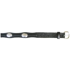 Black Children's concho leather belt