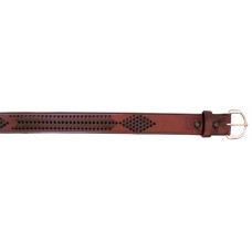 Diamond Lace Leather Belt 