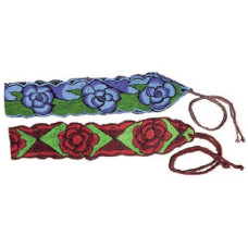 Embroidered Floral Sash Embroidered Floral Sash