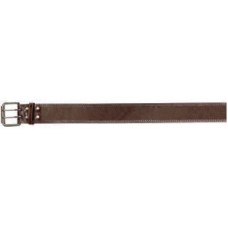 2 inch Brown Leather Double Stitched Work Belt