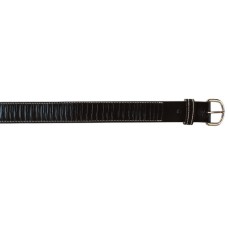 Leather Belt Stitched Vertical Lines