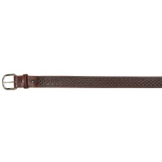 Brown color Tooled Leather Belt