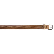 Natural tooled Leather Belt