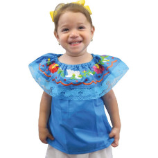 Girl’s Embroidered Campesina Blouse Girl’s Embroidered Campesina Blouse