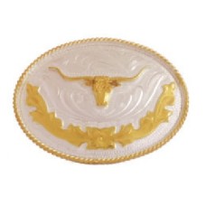Trophy Buckle with Longhorn