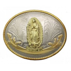 Oval Virgin Mary Buckle