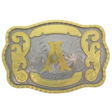 Rectangle initial buckle 