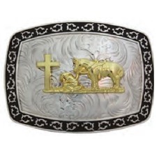 Praying Cowboy Buckle Praying Cowboy Buckle