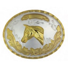 Oval with Horse head Buckle