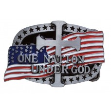  One Nation Under God Buckle