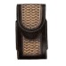 Tooled Basket Weave Cell Phone Pouch