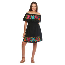 Manta  Embroidery Campesina Dress