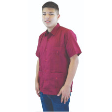 Guayabera Burgundy Guayabera Burgundy
