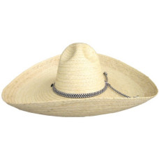 Charro White Straw Rope Band