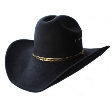 "Night Rider" Black Economy Felt Cowboy Hat