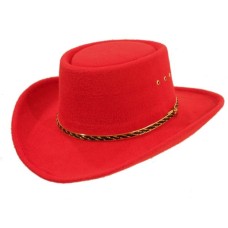 Felt Gambler Red hat