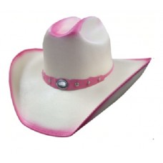2 Tone/ Pink Cowgirl Hat