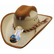 Child's Palm Leaf Cowboy Hat