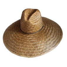 Pancho Dark Palm Leaf Hat