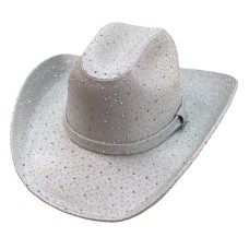 Western Rhinestones Silver Hat