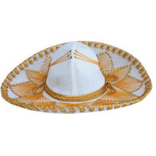 Bone/Gold Boys Charro Hat