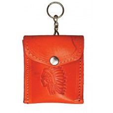 Leather coin Purse Key Chain
