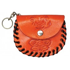 Leather coin Purse Key Chain