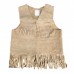 Youth Leather Frontier Fringe Vest