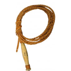INTERWOVEN LEATHER WHIP 