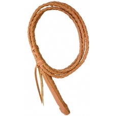 Leather Whip with Leather Handle