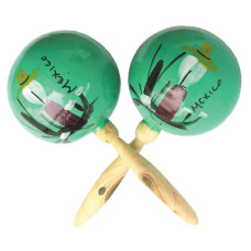 Painted Gourd Maracas