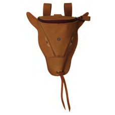 Brown Bull Head Bag