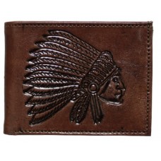 Tooled War Chief Bi Fold Wallet