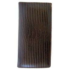 Lizard Print Roper/Checkbook Wallet