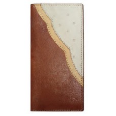 Ostrich Patch Roper Wallet