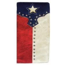  Checkbook Texas Flag Wallet