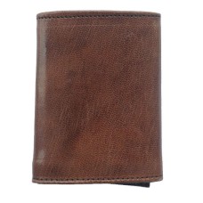 Brown Tri-fold Leather Wallet