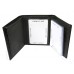 Plain Tri-fold Wallet Black